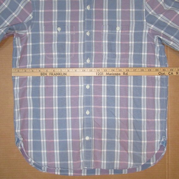 Gap 1969 Eaton Plaid Button-Up Shirt | Size L - Picture 4 of 9